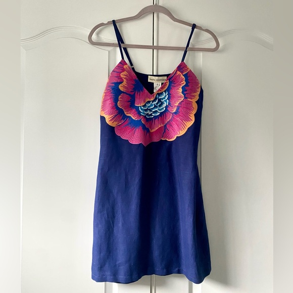Mara Hoffman Embroidered Linen Dress
